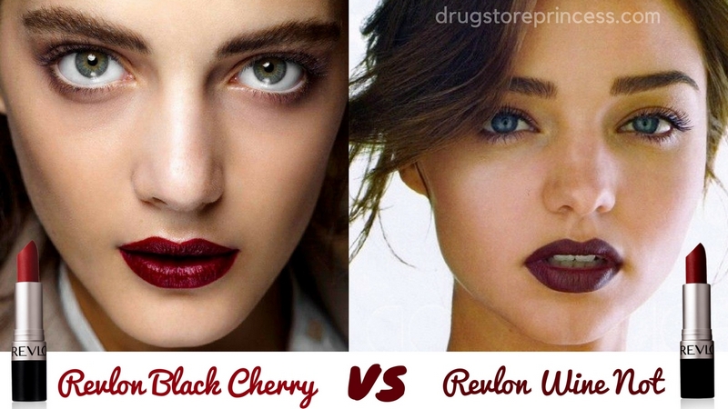 revlon black cherry vs milani black cherry