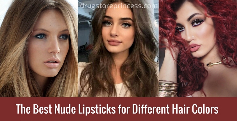 nude lipsticks and hair color