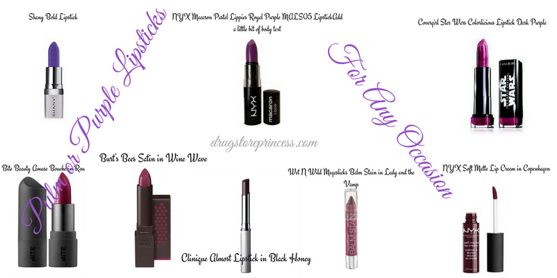 Pulm or Purple Lipsticks