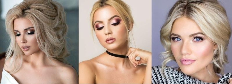 Wedding makeup for blondes