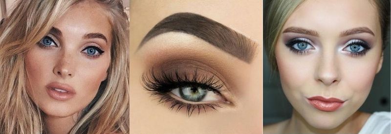 Wedding makeup ideas for blue eyes