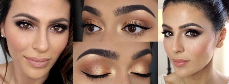 Wedding makeup ideas for brown eyes